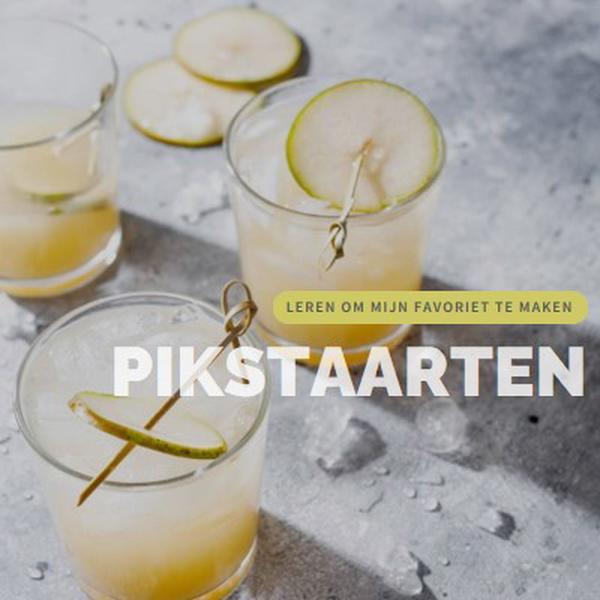 Mijn favoriete cocktails maken yellow modern-simple