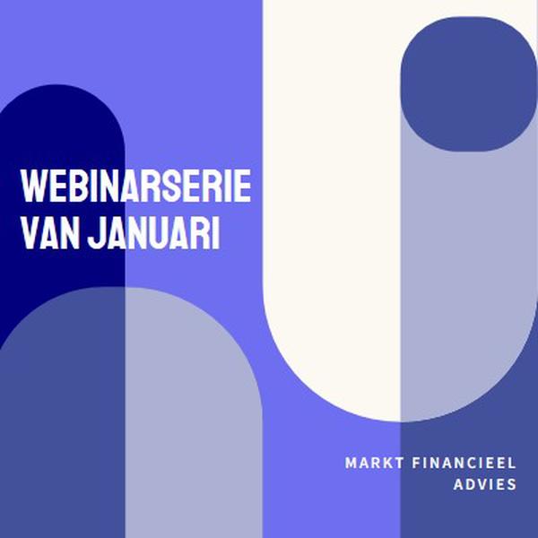 Webinarserie van januari blue modern-bold