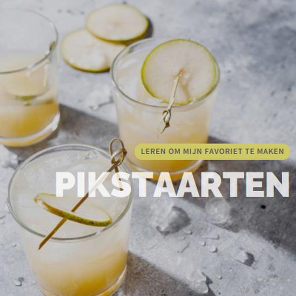 Mijn favoriete cocktails maken yellow modern-simple