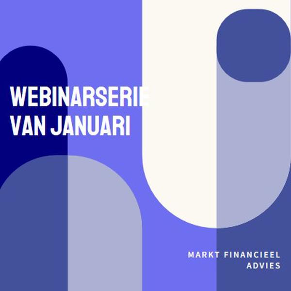 Webinarserie van januari blue modern-bold