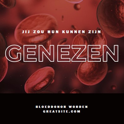 Bloeddonor worden red modern-simple