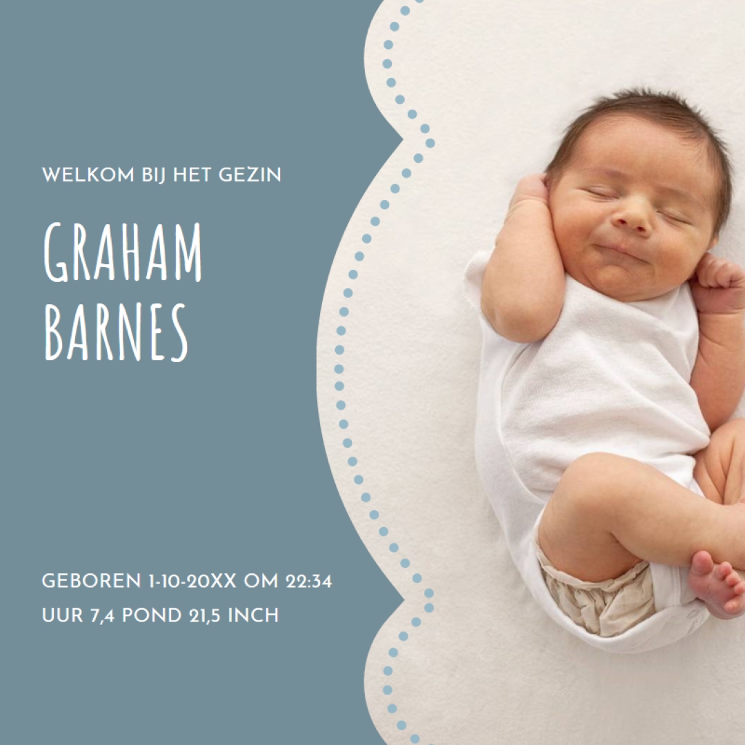 Baby blauw blue modern-simple