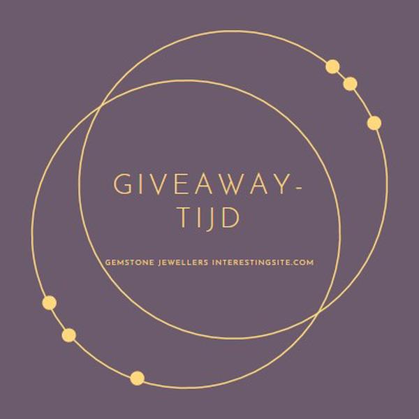 Het is giveaway-tijd purple modern-simple