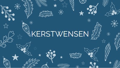 Sprankelend seizoen blue whimsical-line