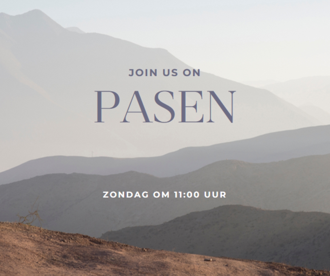 Doe mee met Paaszondag gray modern-simple