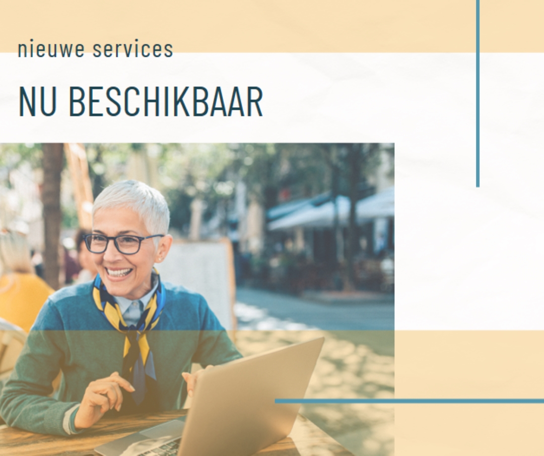 Service met een glimlach yellow modern-simple