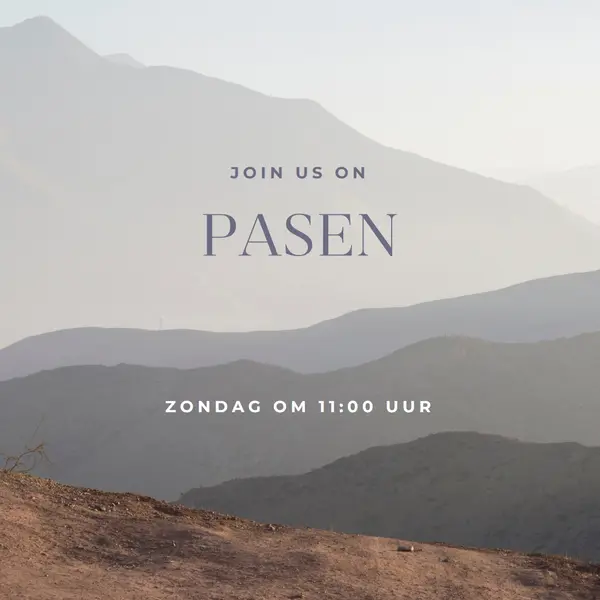 Doe mee met Paaszondag gray modern-simple