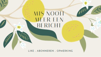 Mis nooit meer een bericht gray vintage-botanical