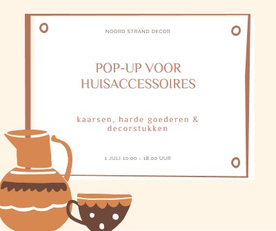 Accessoire-noodzaak orange organic-boho