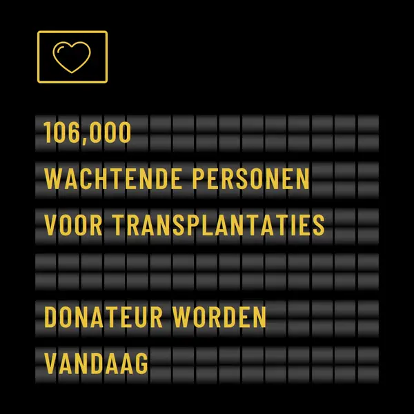 Vandaag nog orgaandonor worden black modern-bold