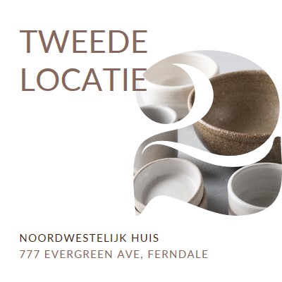 Tweede locatie is geopend white modern-simple