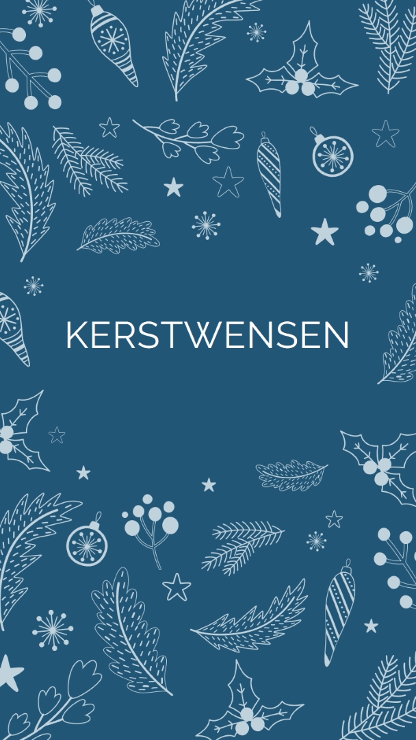 Sprankelend seizoen blue whimsical-line