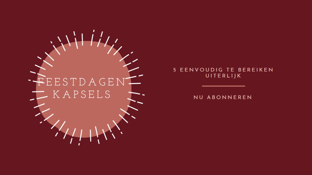 Feestdagen kapsels red organic-simple