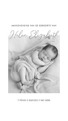 Slapen als een baby gray modern-simple