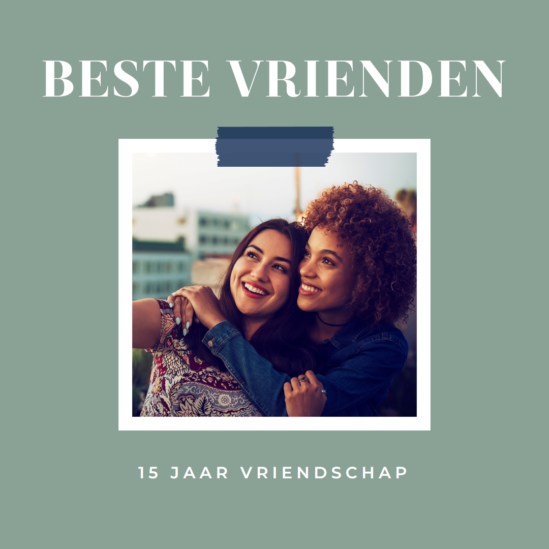 Vrienden inderdaad green modern-simple