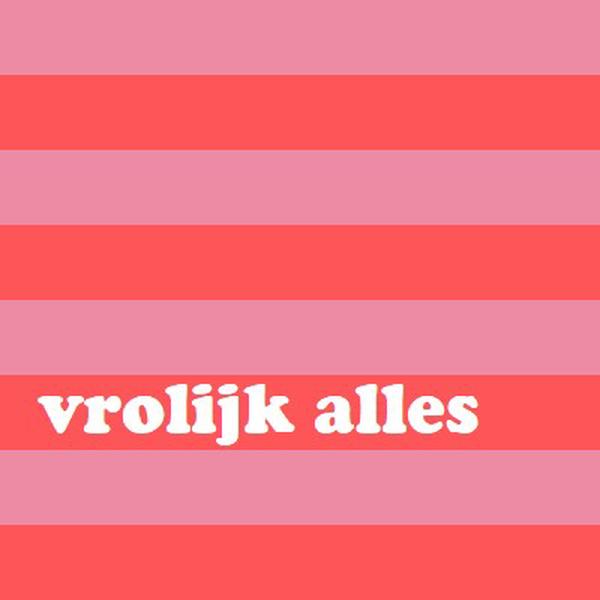 Alles is vrolijk pink modern-bold