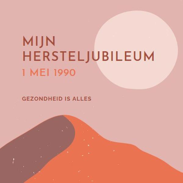 Mijn hersteljubileum pink organic-boho