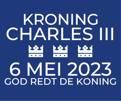 God redt de koning blue modern-bold