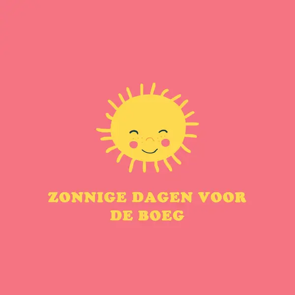 Zonneschijntoestand pink vintage-retro