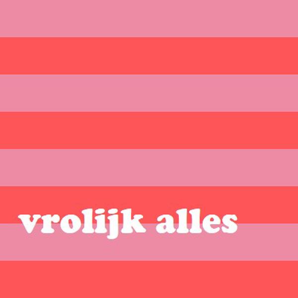 Alles is vrolijk pink modern-bold