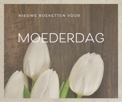 Moeders boeket brown modern-simple