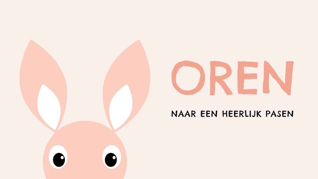 Naar een heerlijk Pasen pink whimsical-color-block