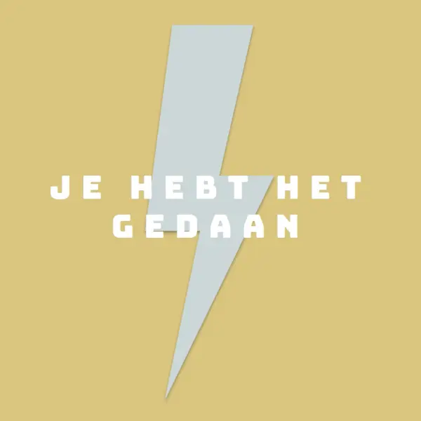 Donderslag yellow modern-bold