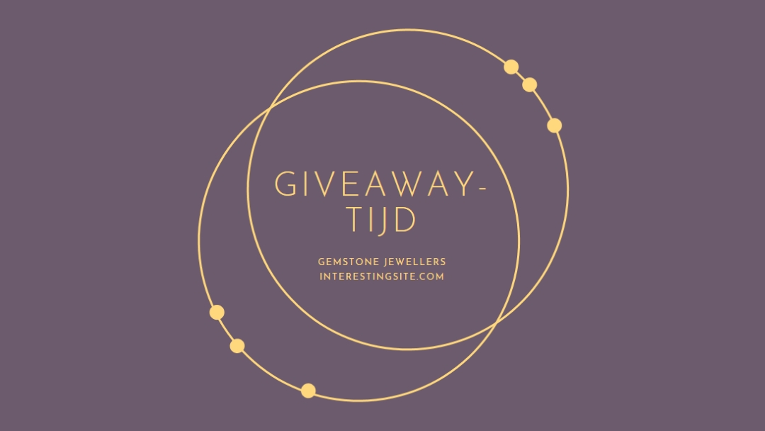 Het is giveaway-tijd purple modern-simple