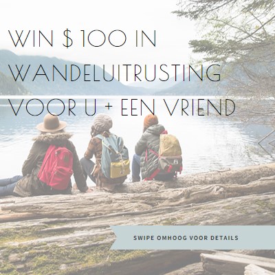 Win voor jou en een vriend blue modern-simple