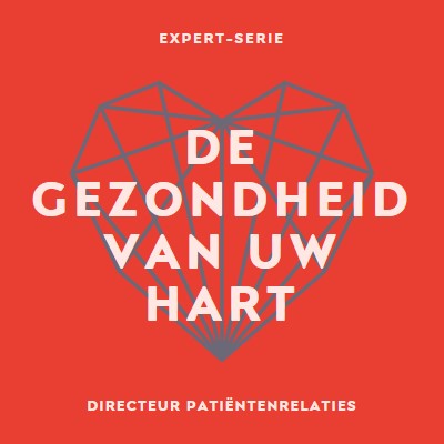 De gezondheid van uw hart red modern-bold