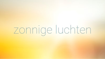 Zonnige luchten yellow modern-simple