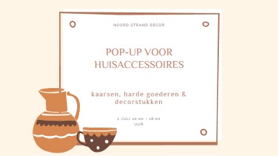 Accessoire-noodzaak orange organic-boho