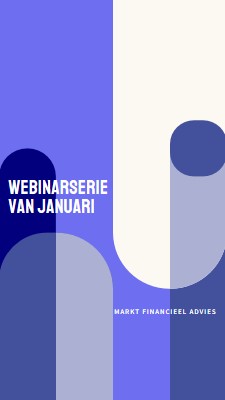 Webinarserie van januari blue modern-bold