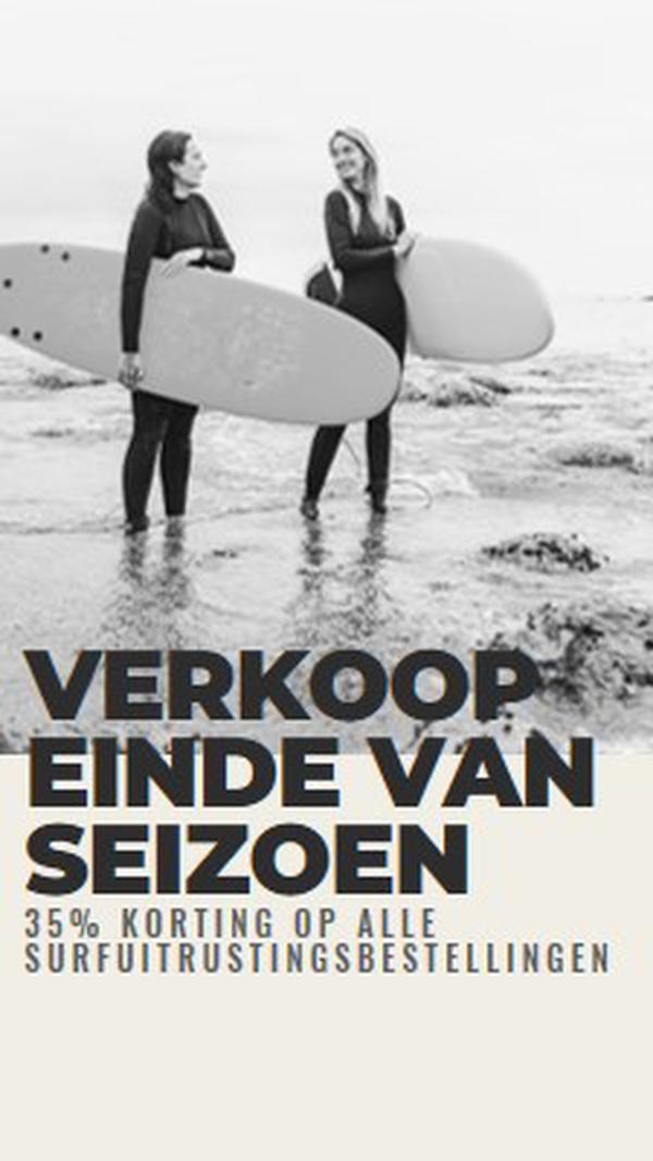 Het strandplezier gray modern-bold