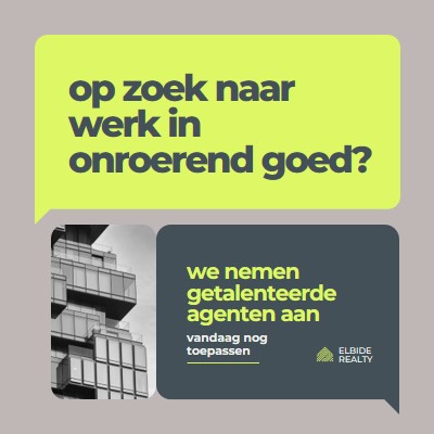 Jobaanbieding - we zijn aan het inhuren green modern,minimal,blocks,dark,neutral,simple