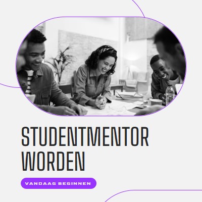 Studentmentor worden gray modern,clean,line,monochromatic,minimal,photo