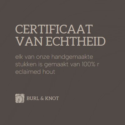 Certificaat van echtheid brown modern,elegant,texture,organic,duotone,typographic