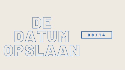 Blauwe datum gray whimsical-line