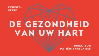 De gezondheid van uw hart red modern-bold