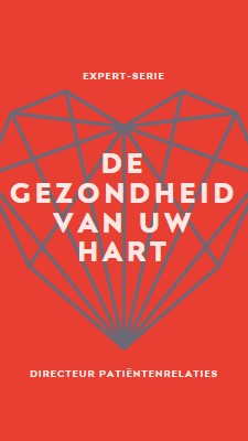 De gezondheid van uw hart red modern-bold