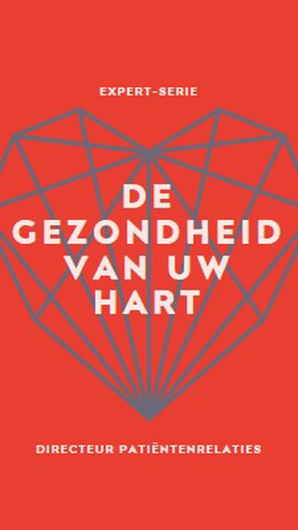 De gezondheid van uw hart red modern-bold