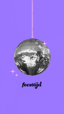 Feest bij elke gelegenheid purple simple,collage,disco,fun,playful,photo