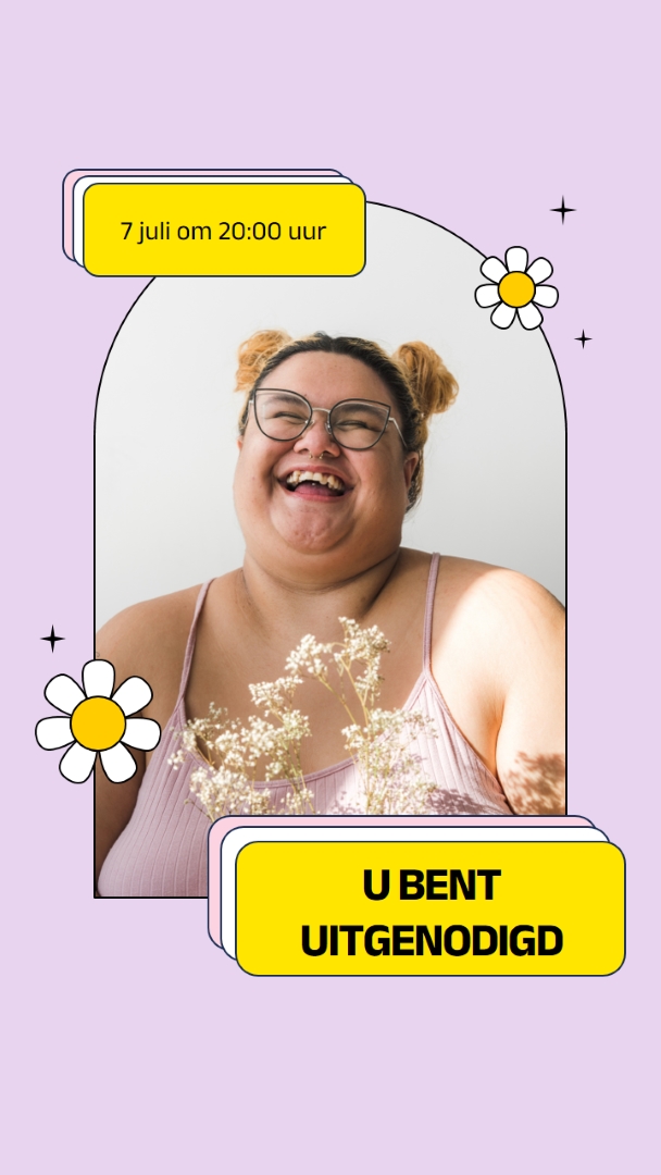 U bent uitgenodigd om dit te doen pink bright,bold,stickers