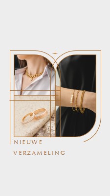 Nieuwe sieraden collectie brown photographic,minimal,collage,line,frame,classic