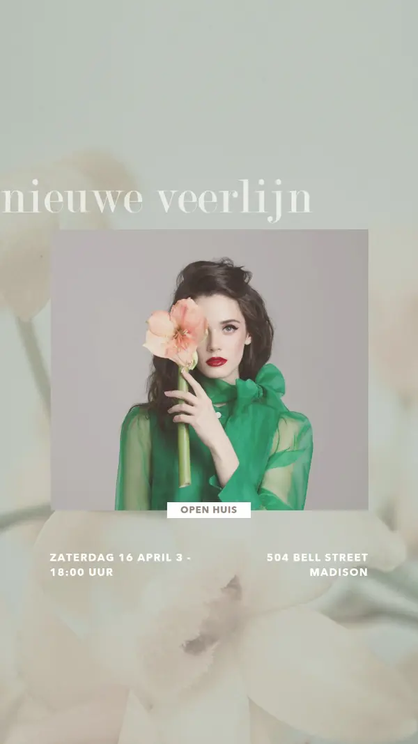 Lentetinten green modern-simple