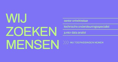 Nu toepassingen gebruiken purple bold,bright,neon,minimal,modern,simple