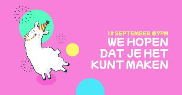 We hopen dat je het kunt halen pink bold.-playful,graphic