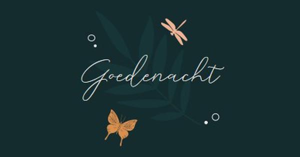 Een eenvoudige goede nacht blue whimsical,bohemian,graphic,simple,motif,handwriting,illustration,