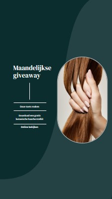 Natuurlijke tresses green organic-simple