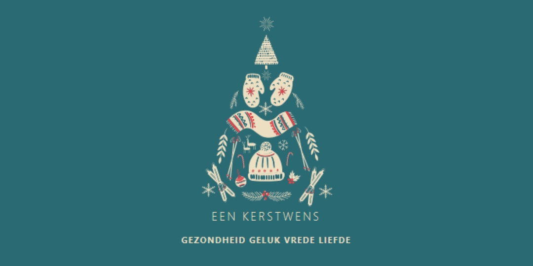 Alles wat ik wil voor kerstmis green modern-simple